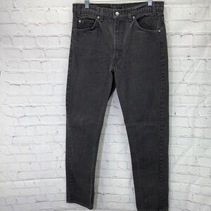⭐️VTG (made in USA) Levi’s 505 black mens jeans SZ 34x34 see measurements. EUC